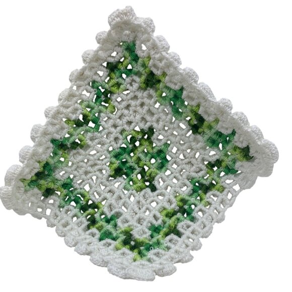 3D Vntg Crocheted Doily Trivet Coaster Hot Pad Potholder Home Table Decor - Picture 2 of 8